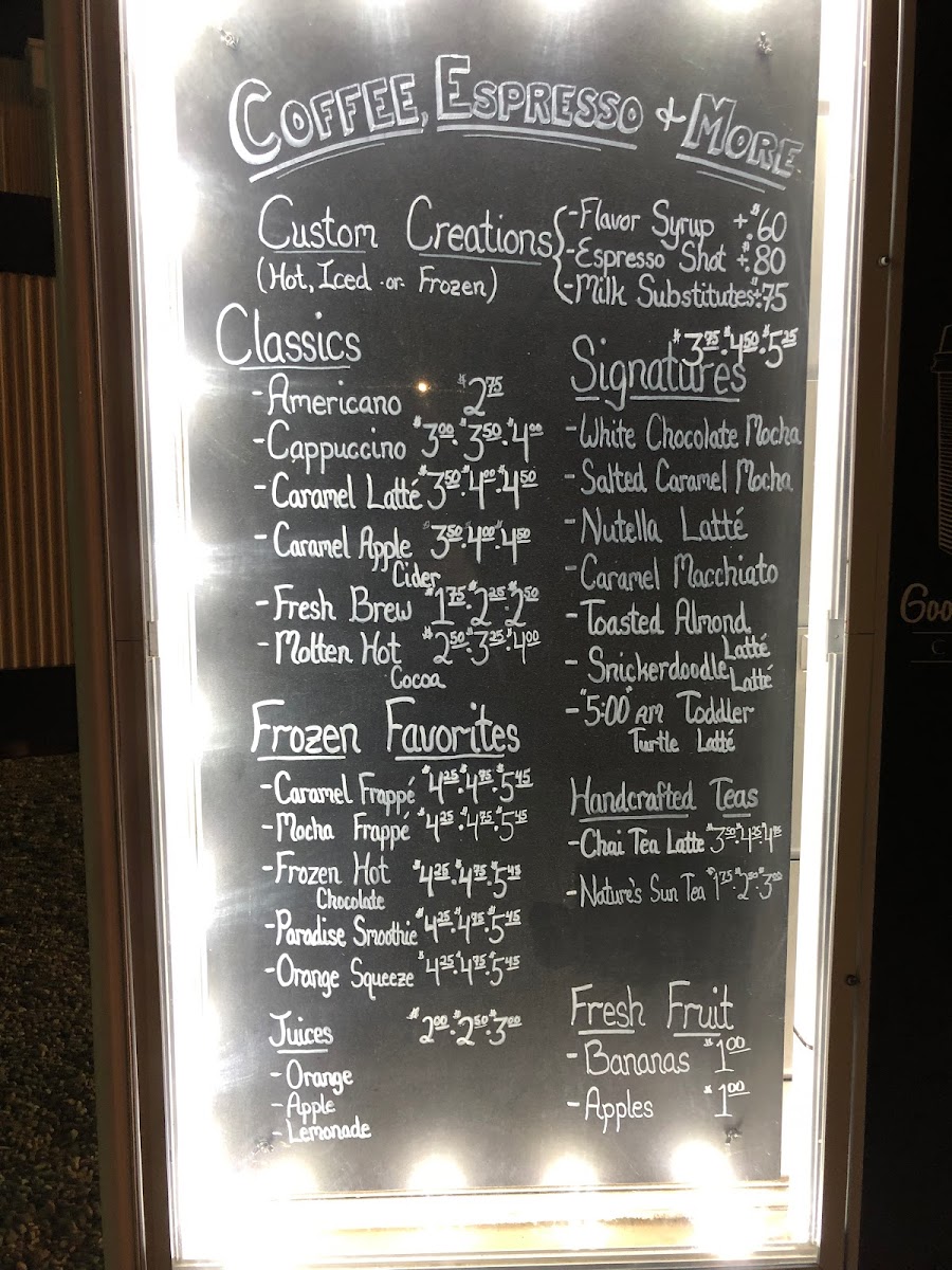 Menu Good Grounds Coffee & Bistro-10