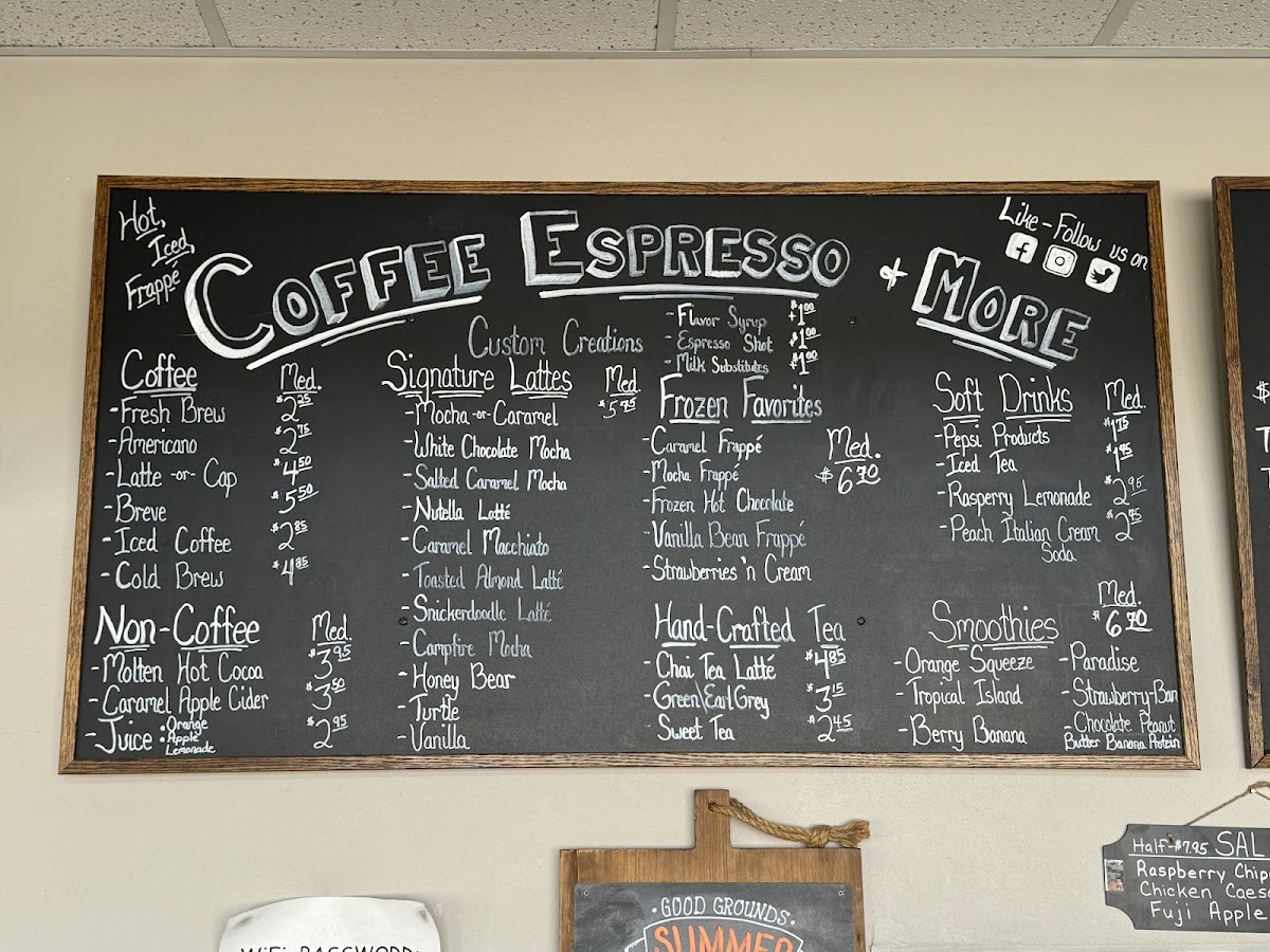 Menu Good Grounds Coffee & Bistro-2